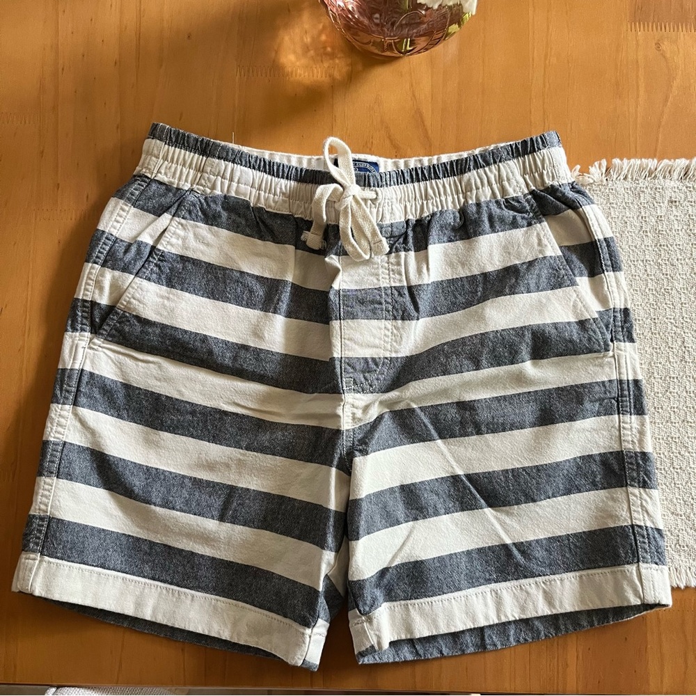 Men’s Striped Drawstring Shorts